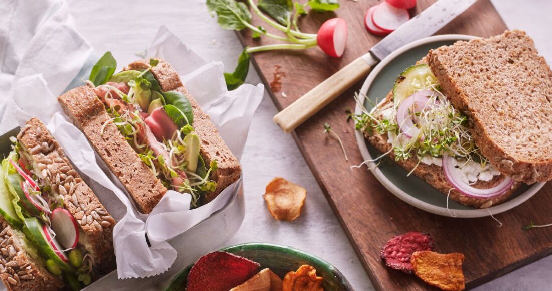 Supergezonde volkorensandwiches